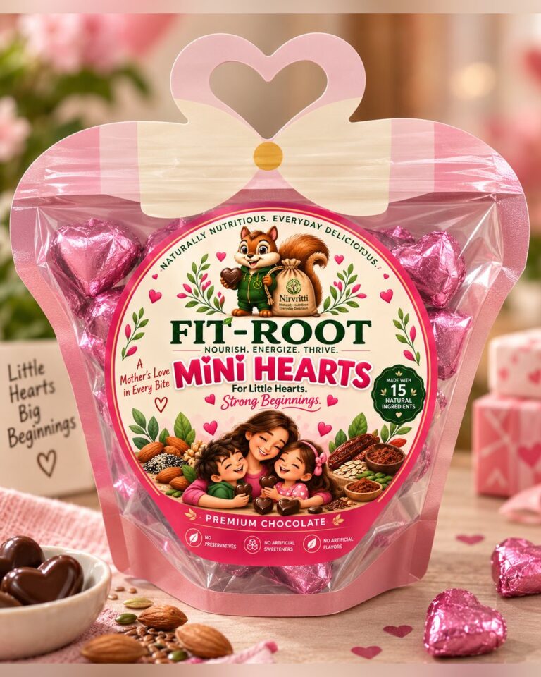 Mini Hearts – Classic Cocoa – 12 Pieces (72 g)
